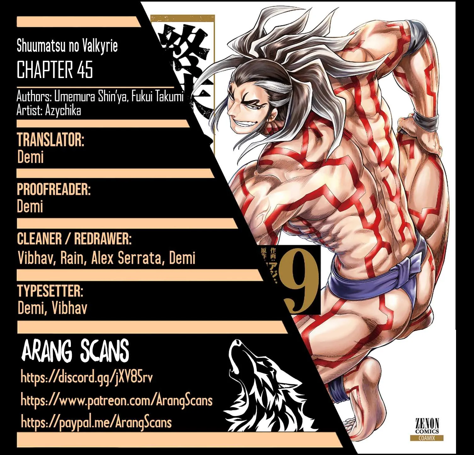 Shuumatsu no Valkyrie Chapter 45 page 1 - 