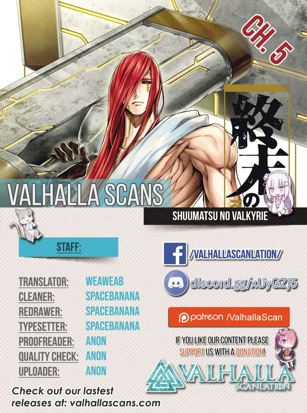 Shuumatsu no Valkyrie Chapter 5 page 1 - 