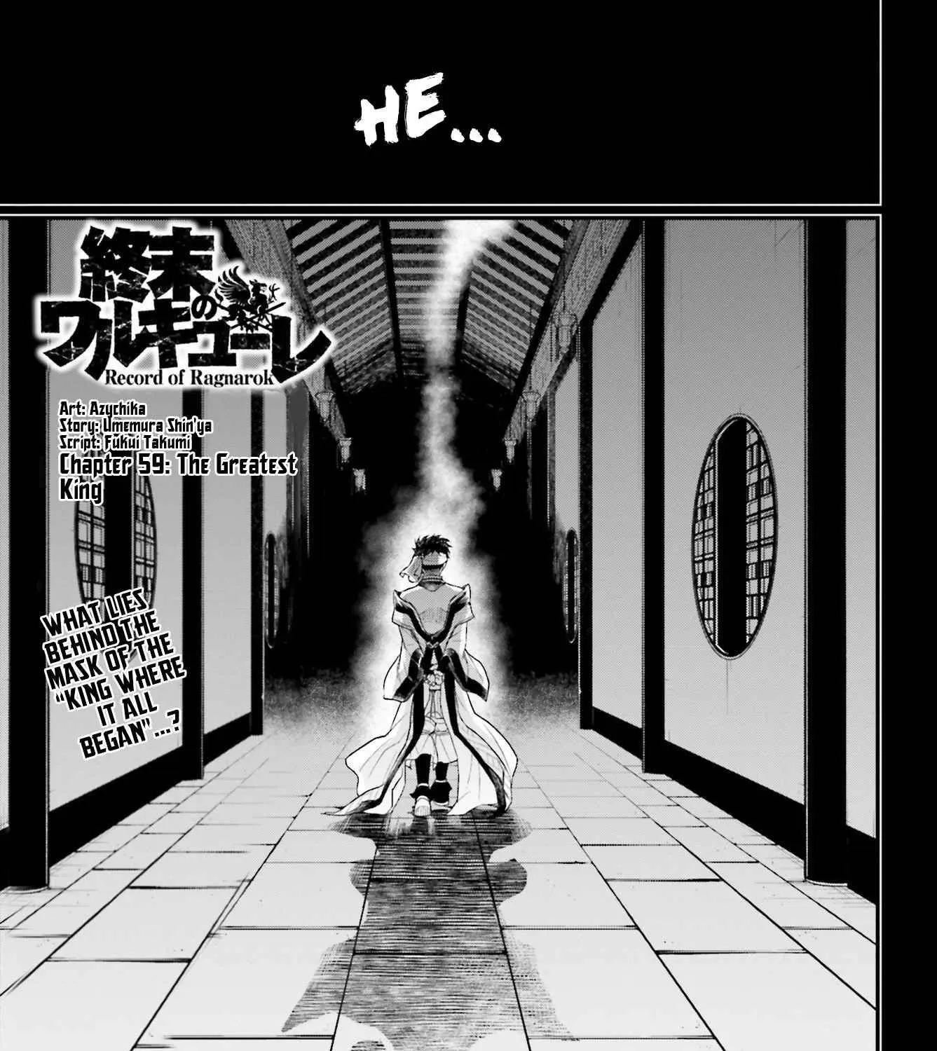 Shuumatsu no Valkyrie Chapter 59 page 1 - 