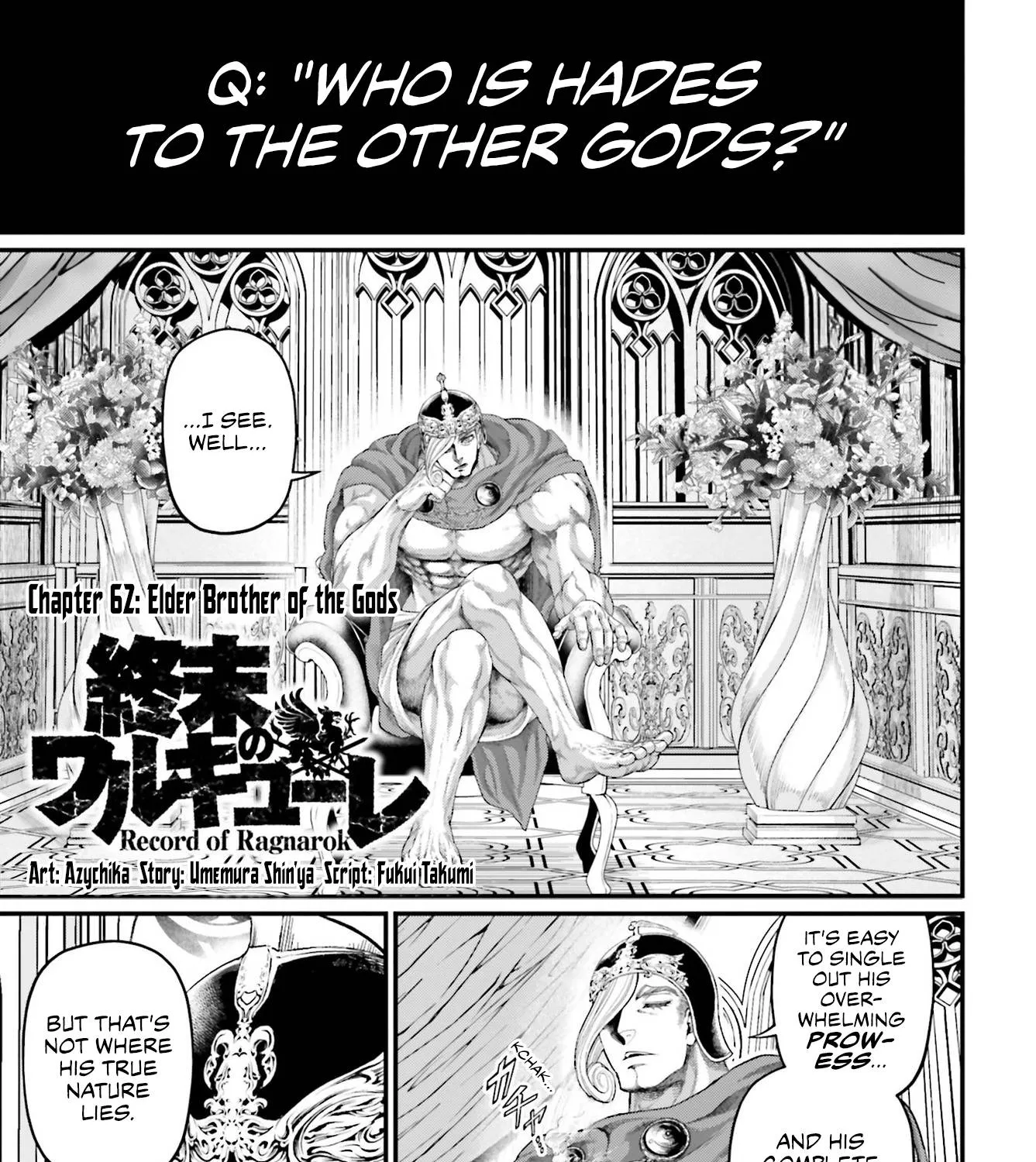 Shuumatsu no Valkyrie Chapter 62 page 1 - 