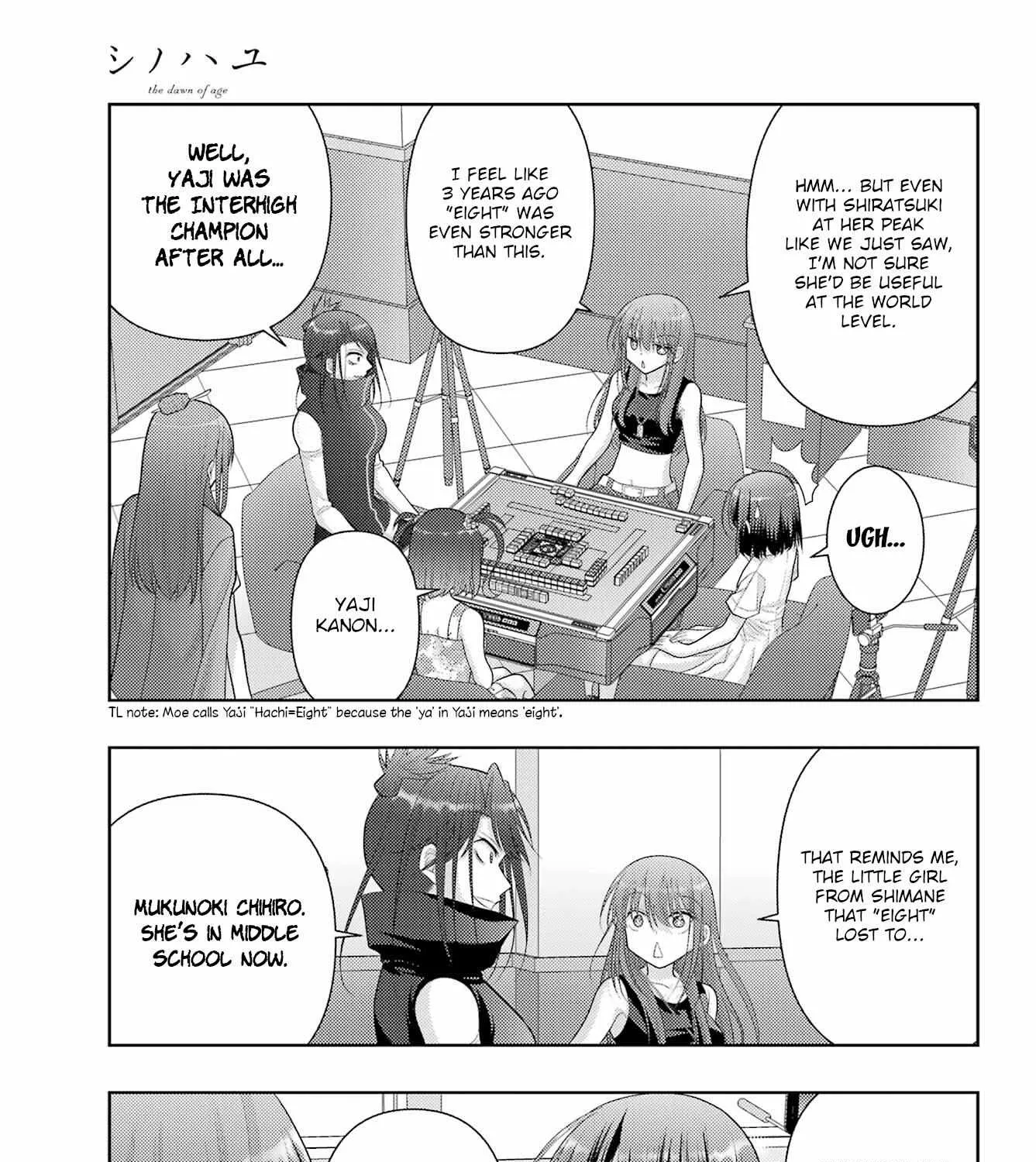 Side Story of - Saki - Shinohayu the Dawn of Age Chapter 108 page 10 - 