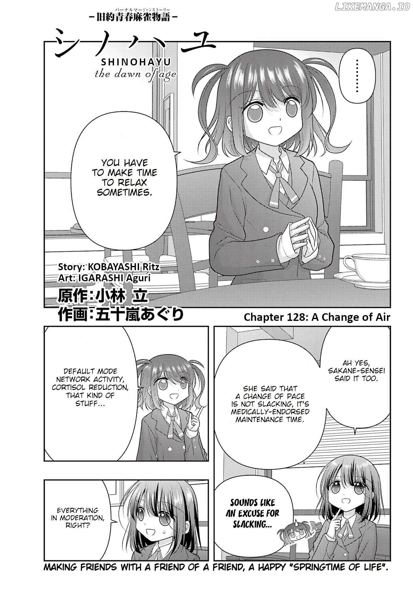 Side Story of - Saki - Shinohayu the Dawn of Age Chapter 128 page 2 - 