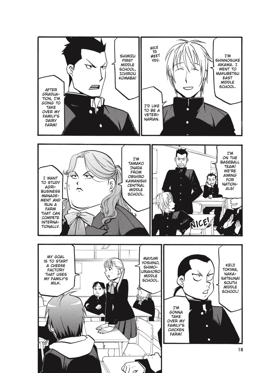 Silver Spoon Chapter 1 page 18 - 