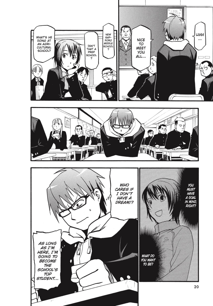 Silver Spoon Chapter 1 page 20 - 