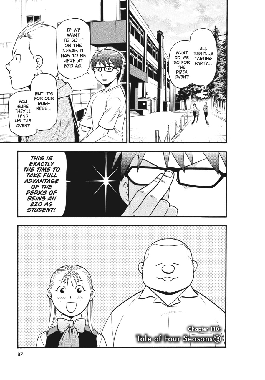 Silver Spoon Chapter 110 page 1 - 