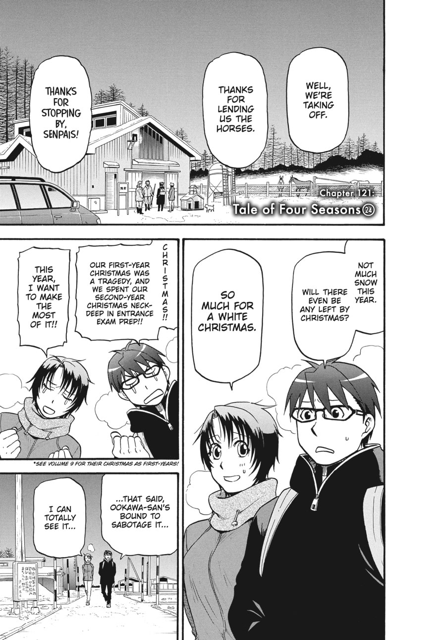 Silver Spoon Chapter 121 page 1 - 