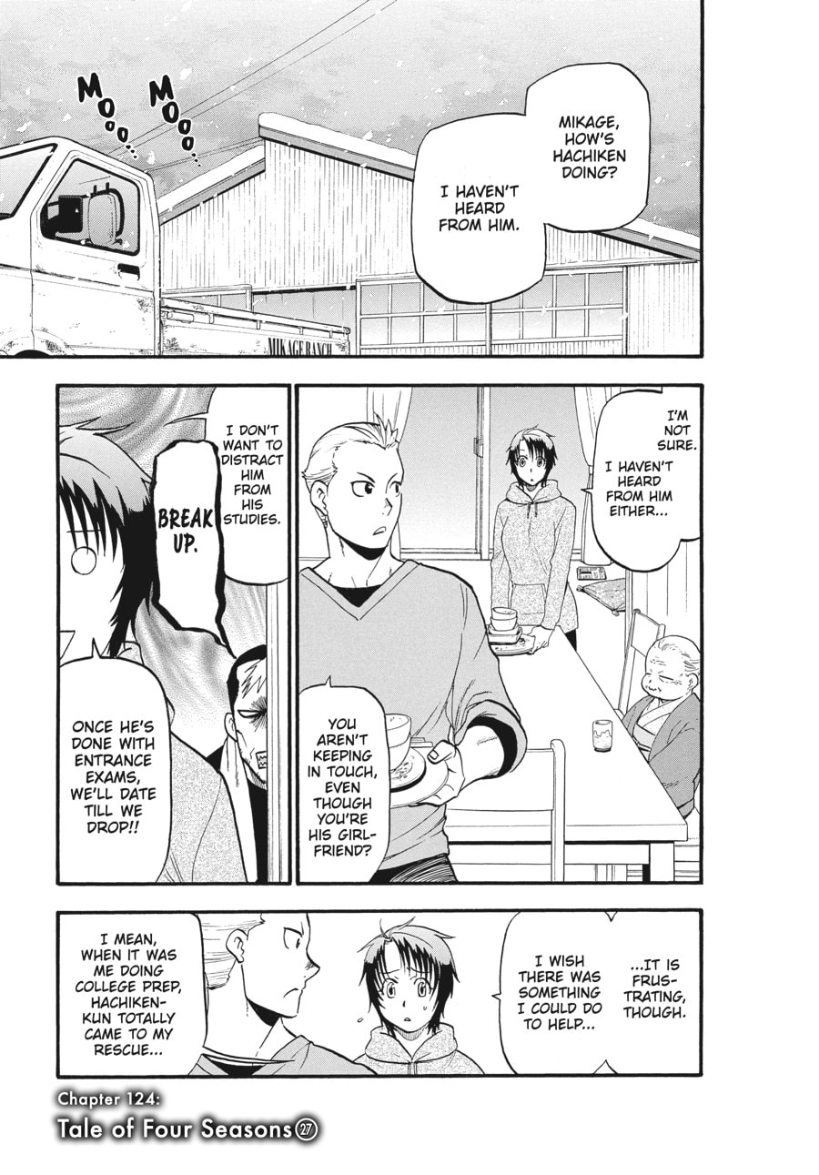 Silver Spoon Chapter 124 page 1 - 