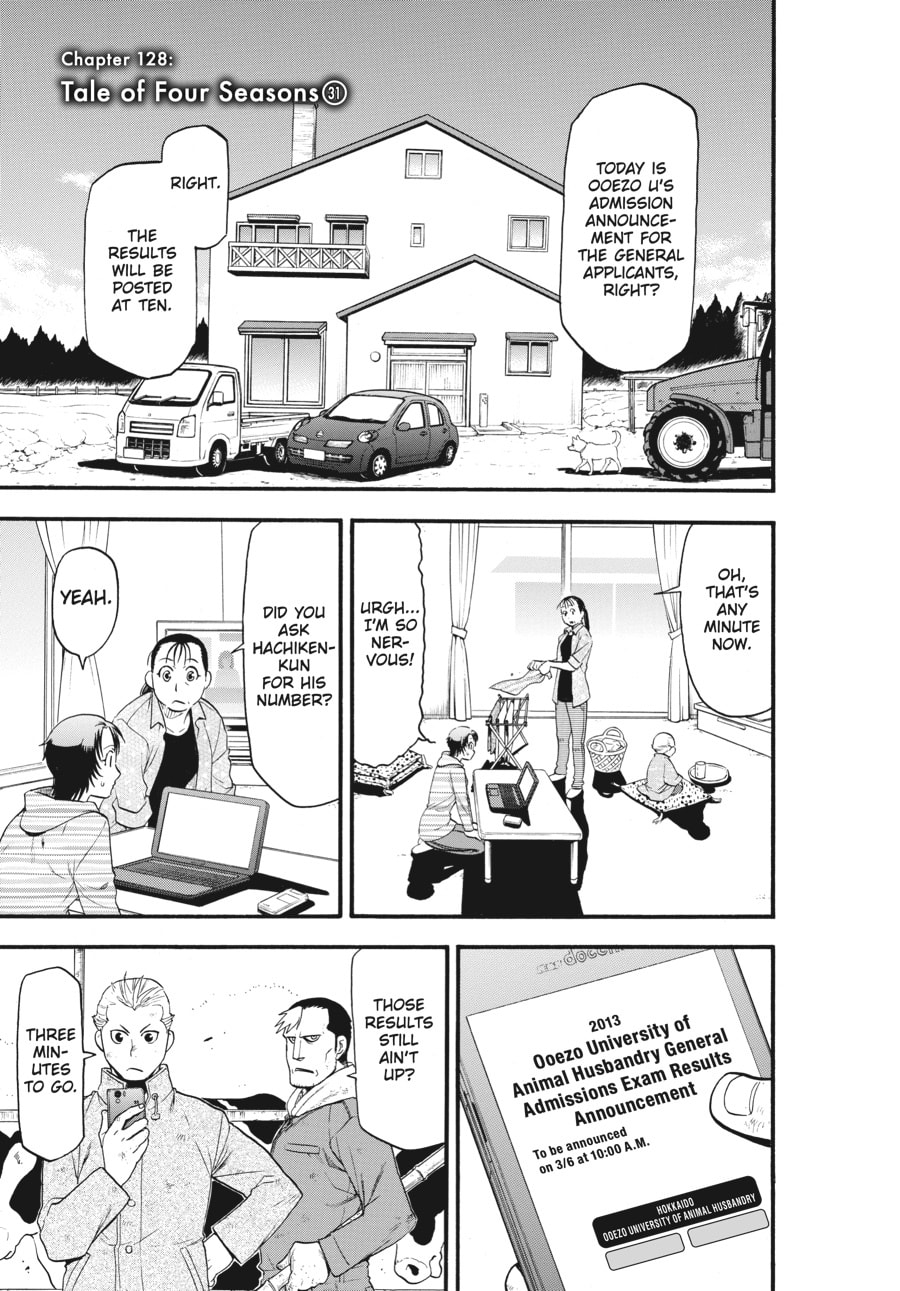 Silver Spoon Chapter 128 page 1 - 