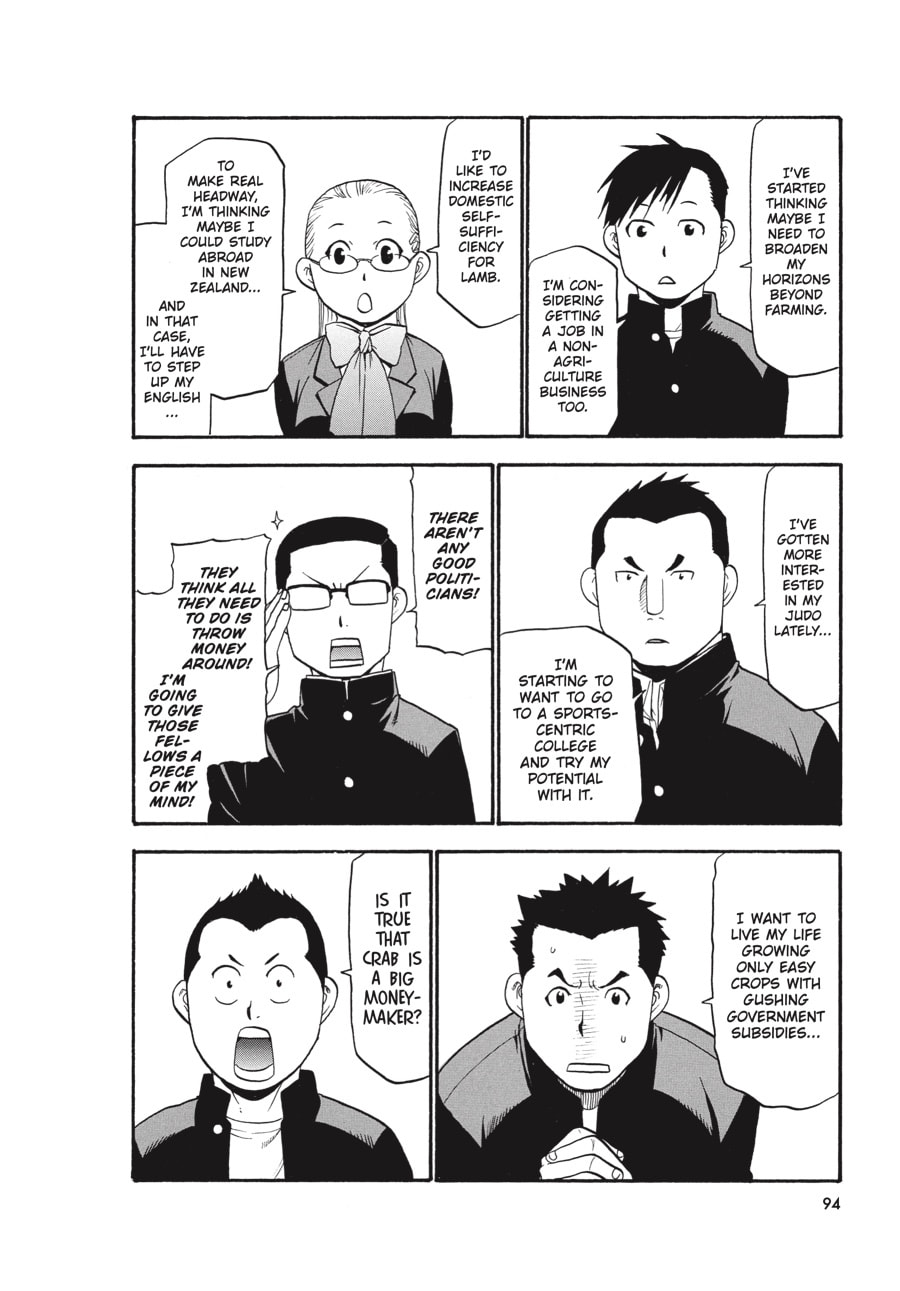 Silver Spoon Chapter 93 page 8 - 