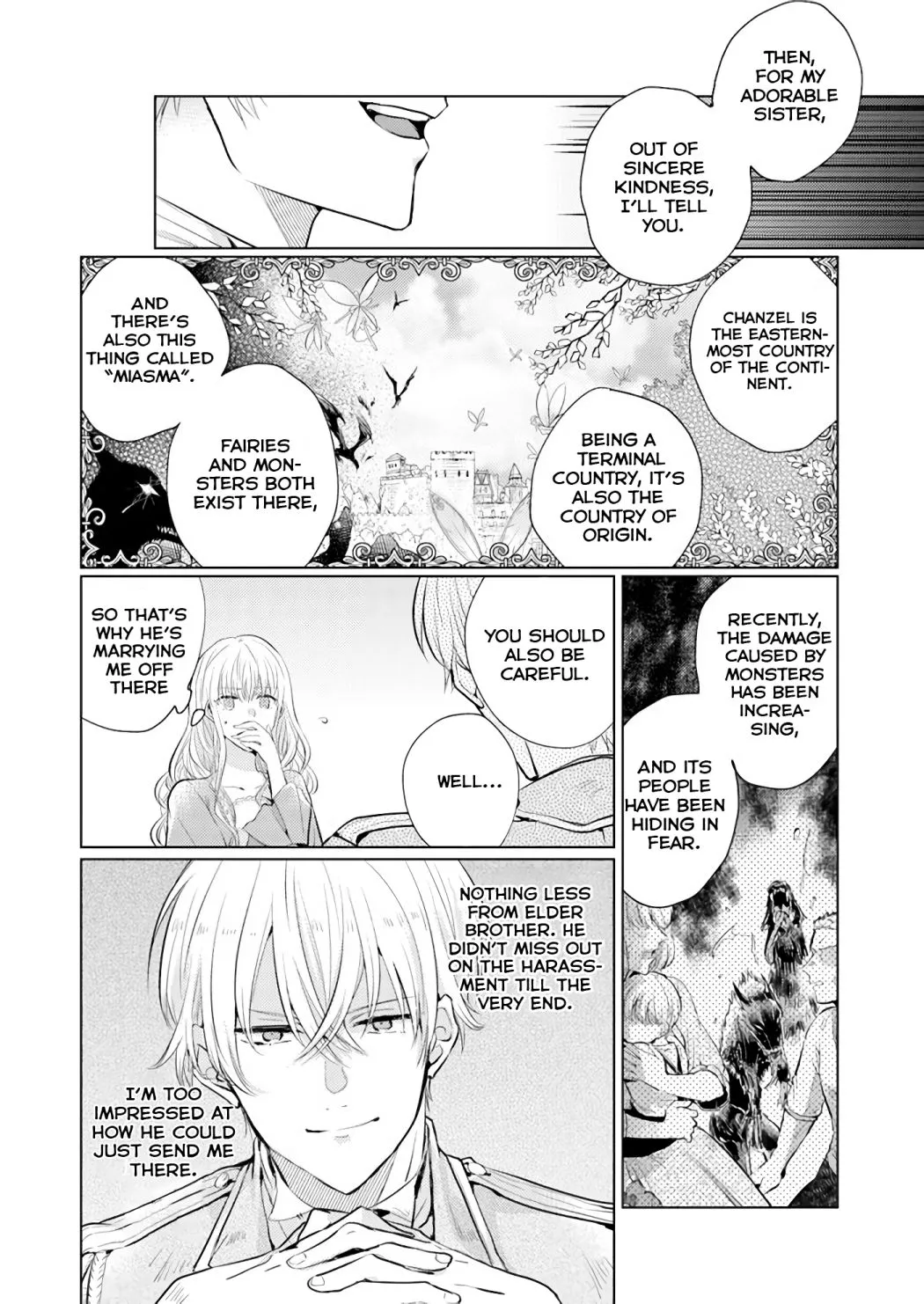 Since a saintess is coming from another world, I, the hindrance, want to disappear Chapter 1.1 page 14 - 