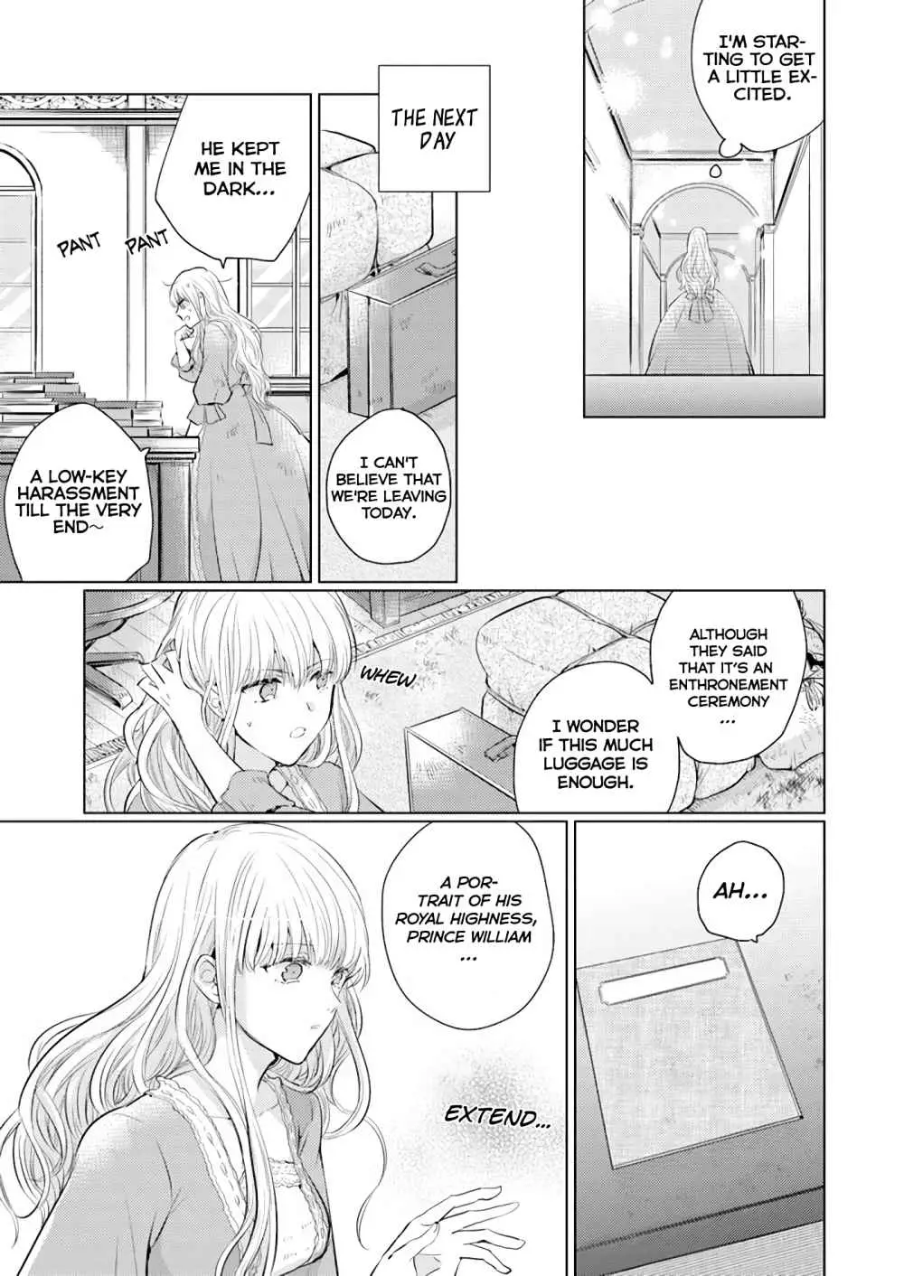 Since a saintess is coming from another world, I, the hindrance, want to disappear Chapter 1.2 page 1 - 