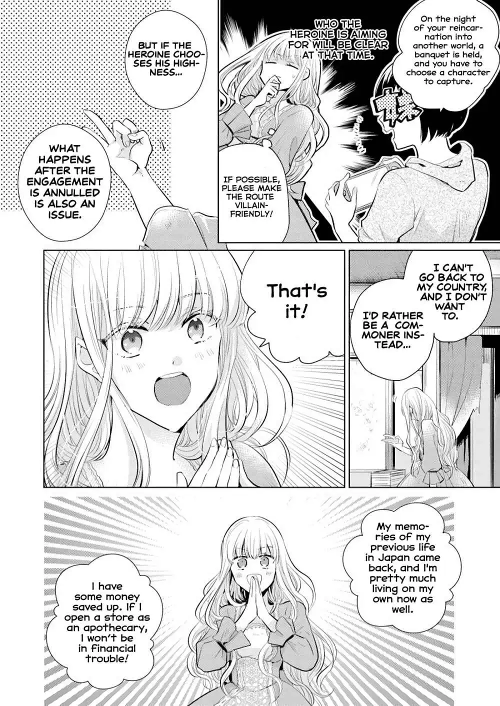 Since a saintess is coming from another world, I, the hindrance, want to disappear Chapter 1.2 page 8 - 
