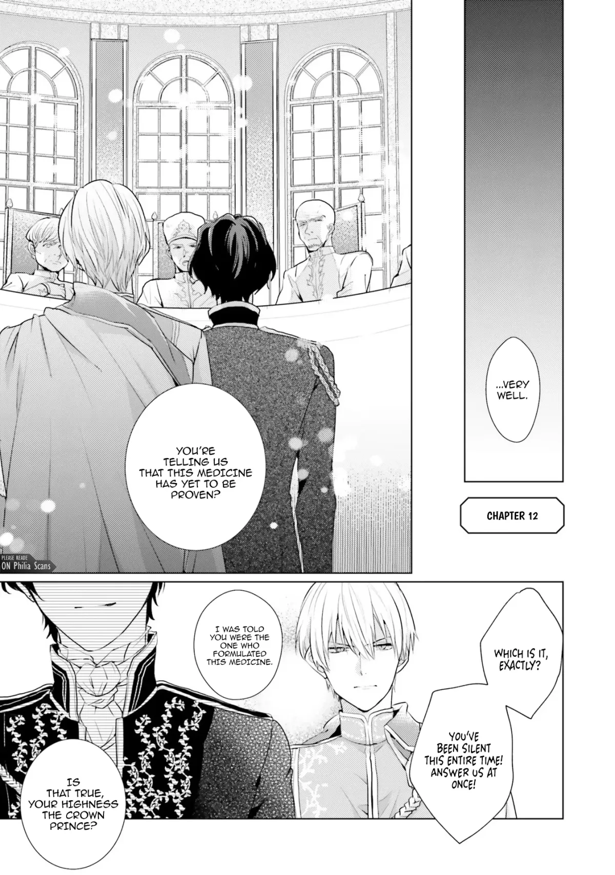 Since a saintess is coming from another world, I, the hindrance, want to disappear Chapter 12 page 1 - 