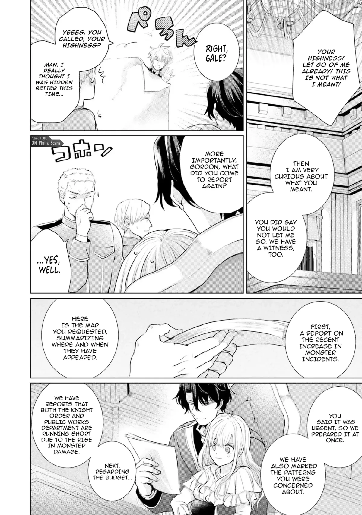 Since a saintess is coming from another world, I, the hindrance, want to disappear Chapter 12 page 28 - 
