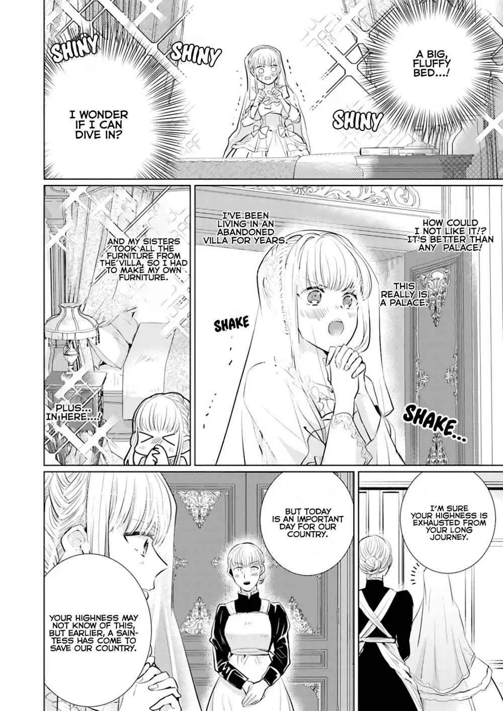 Since a saintess is coming from another world, I, the hindrance, want to disappear Chapter 2.1 page 6 - 