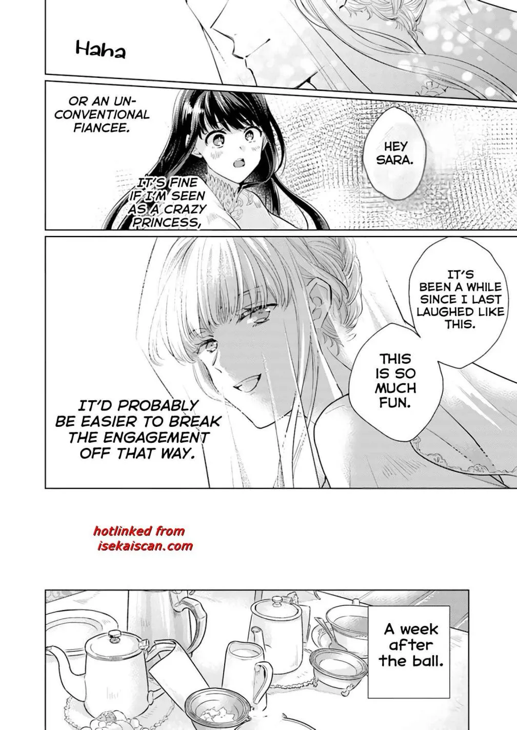 Since a saintess is coming from another world, I, the hindrance, want to disappear Chapter 2.3 page 8 - 