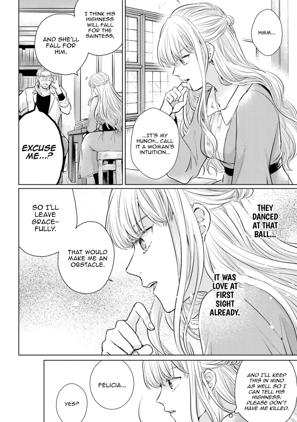 Since a saintess is coming from another world, I, the hindrance, want to disappear Chapter 3 page 24 - 