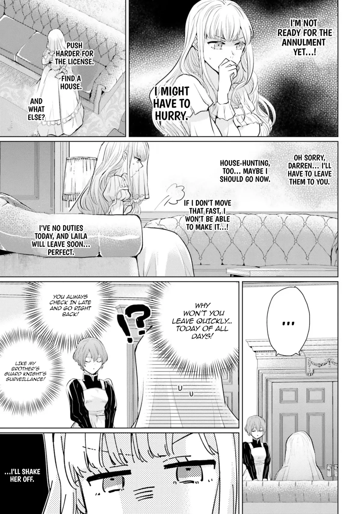 Since a saintess is coming from another world, I, the hindrance, want to disappear Chapter 4 page 25 - 