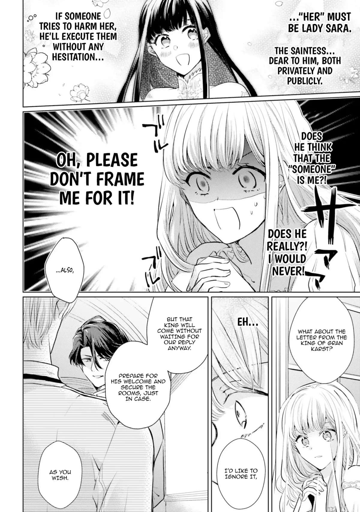 Since a saintess is coming from another world, I, the hindrance, want to disappear Chapter 4 page 30 - 