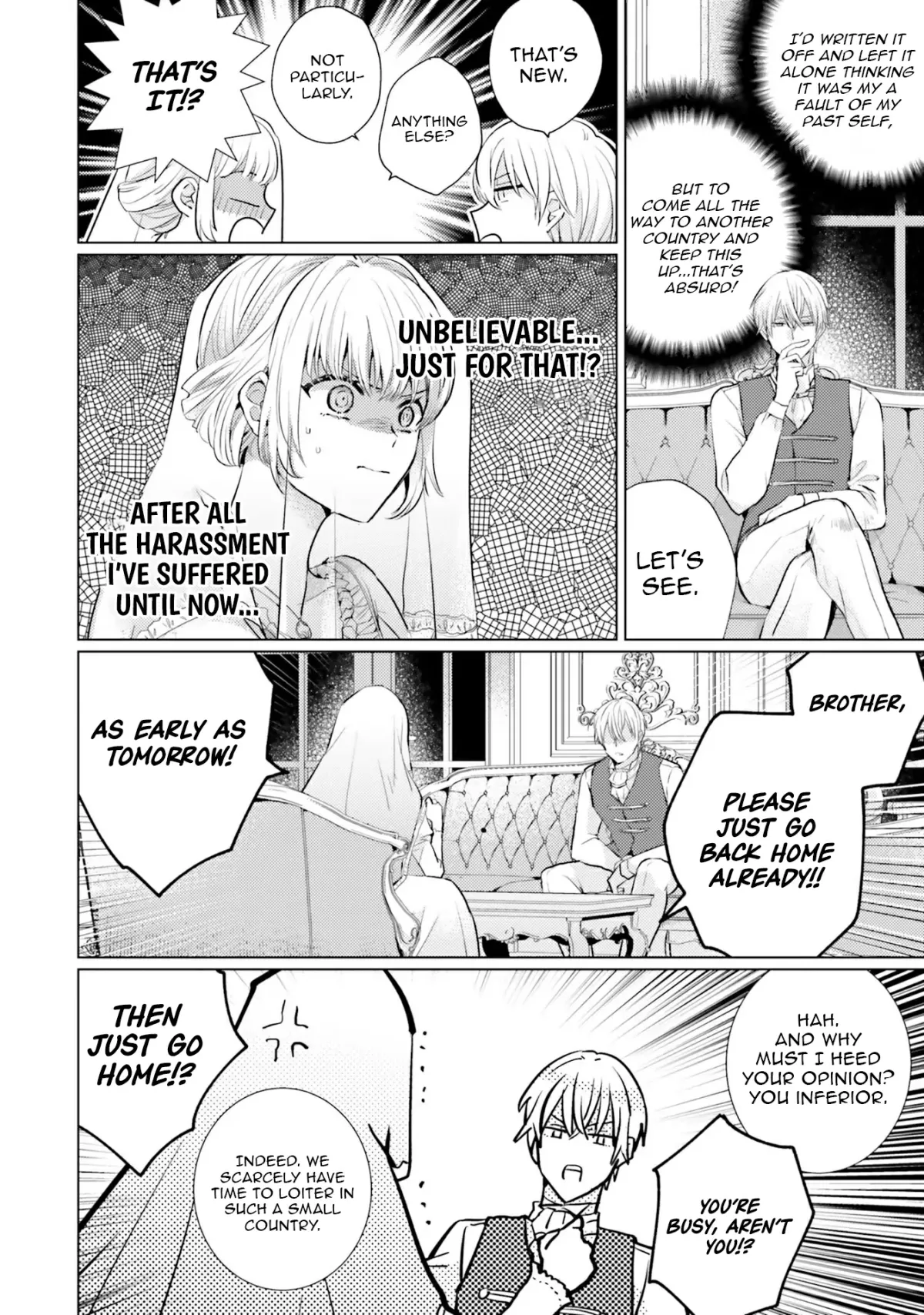 Since a saintess is coming from another world, I, the hindrance, want to disappear Chapter 6 page 22 - 