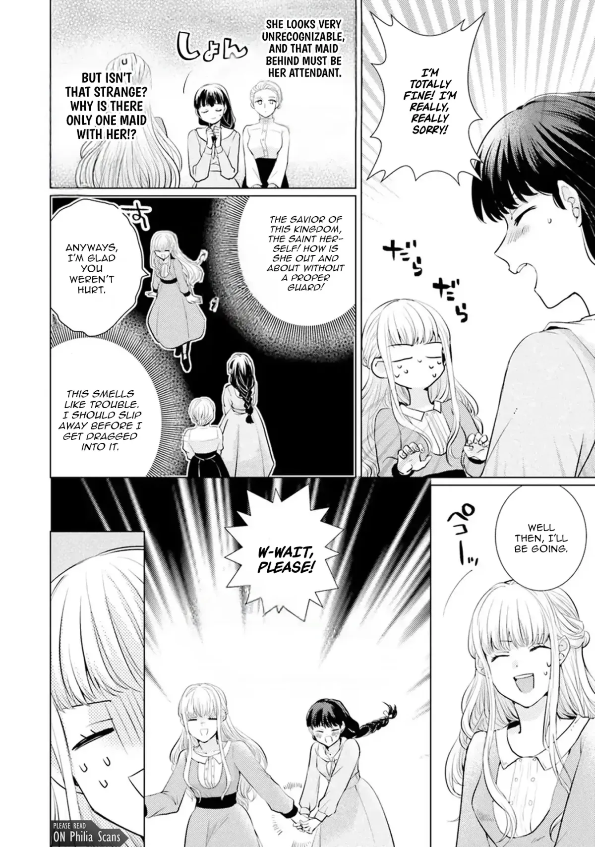 Since a saintess is coming from another world, I, the hindrance, want to disappear Chapter 7 page 10 - 