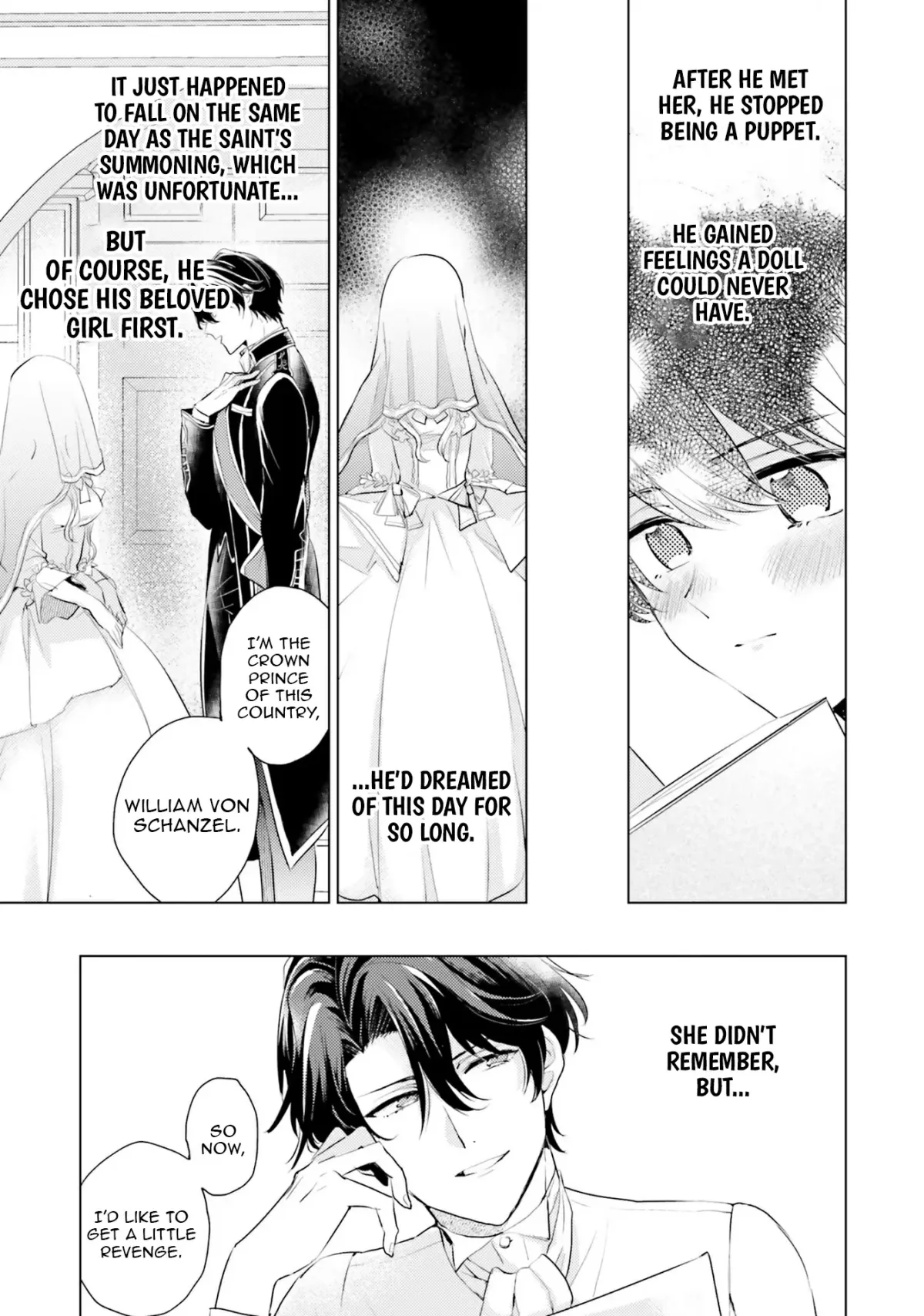Since a saintess is coming from another world, I, the hindrance, want to disappear Chapter 9 page 13 - 