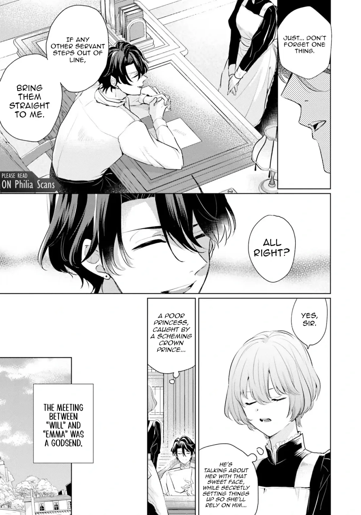 Since a saintess is coming from another world, I, the hindrance, want to disappear Chapter 9 page 17 - 