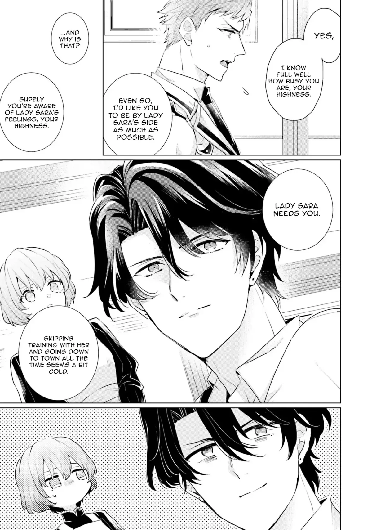 Since a saintess is coming from another world, I, the hindrance, want to disappear Chapter 9 page 21 - 