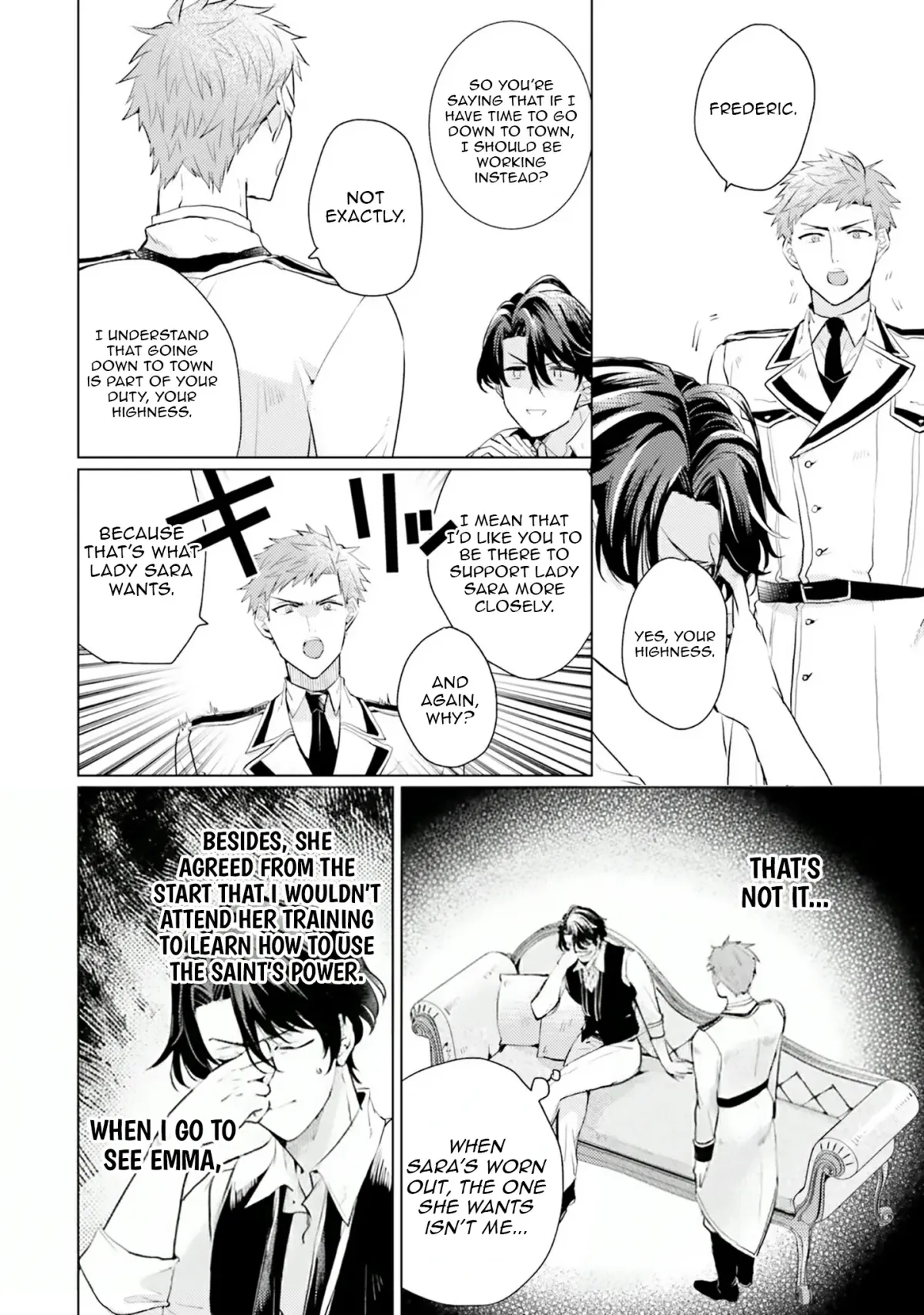 Since a saintess is coming from another world, I, the hindrance, want to disappear Chapter 9 page 22 - 