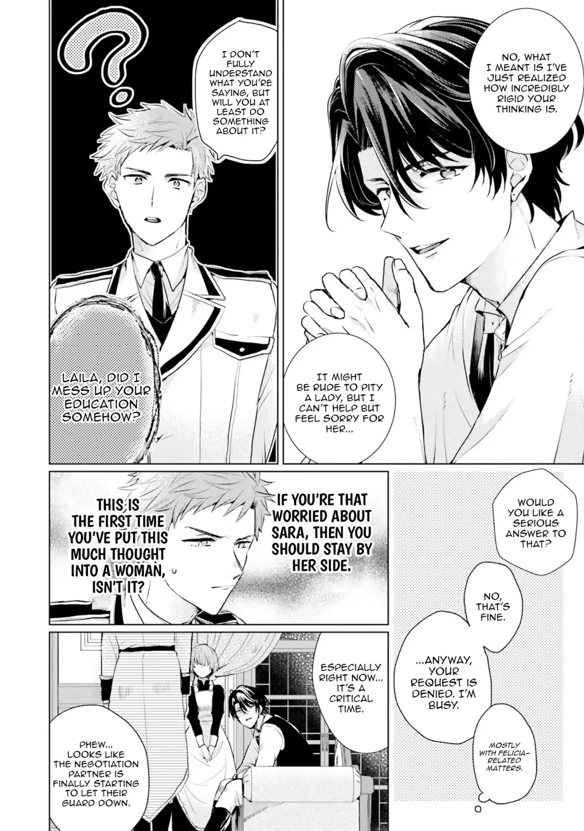 Since a saintess is coming from another world, I, the hindrance, want to disappear Chapter 9 page 24 - 