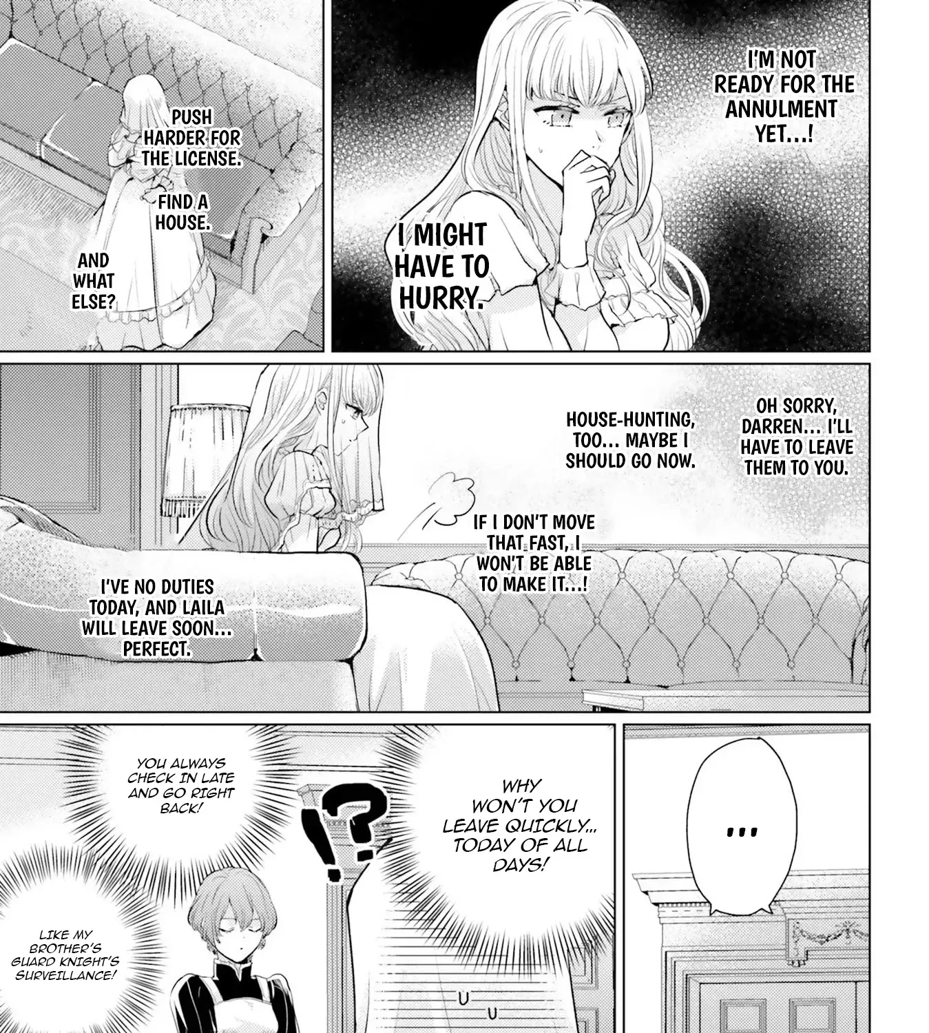 Since a Saintess Is Coming from Another World, I, the Hindrance, Will Disappear Chapter 4 page 50 - 