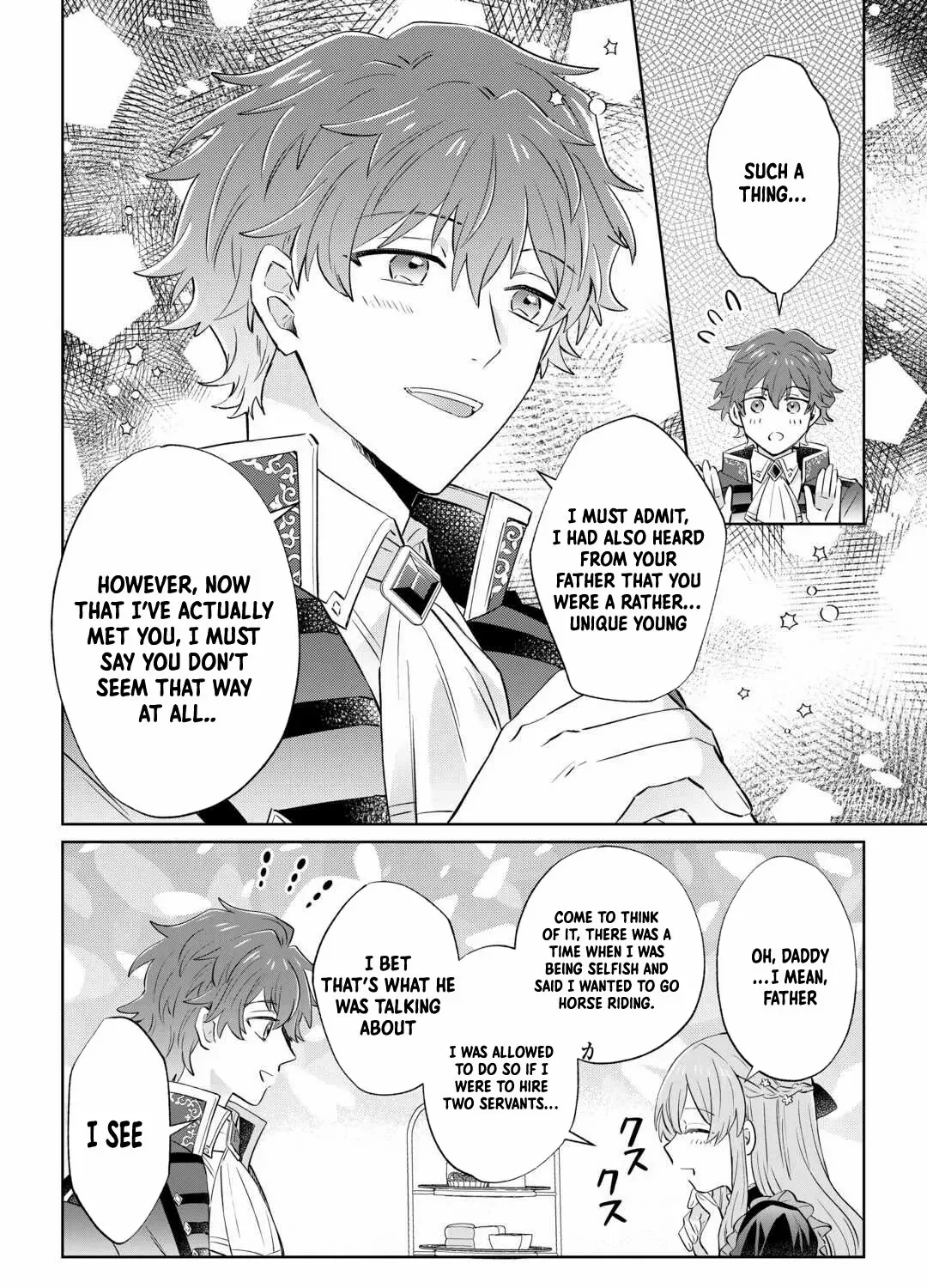 Since I was born a noble lady, I want to live my long-desired lazy NEET life. Chapter 1 page 24 - 
