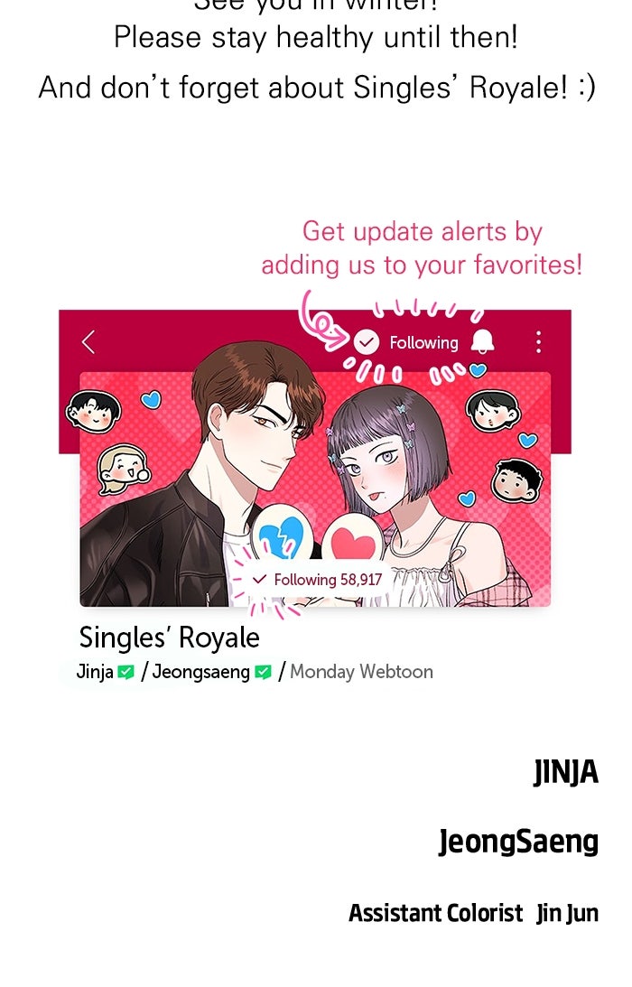 Singles’ Royale Ep. 51 - Preliminary Results (Season 1 Finale) page 114 - 