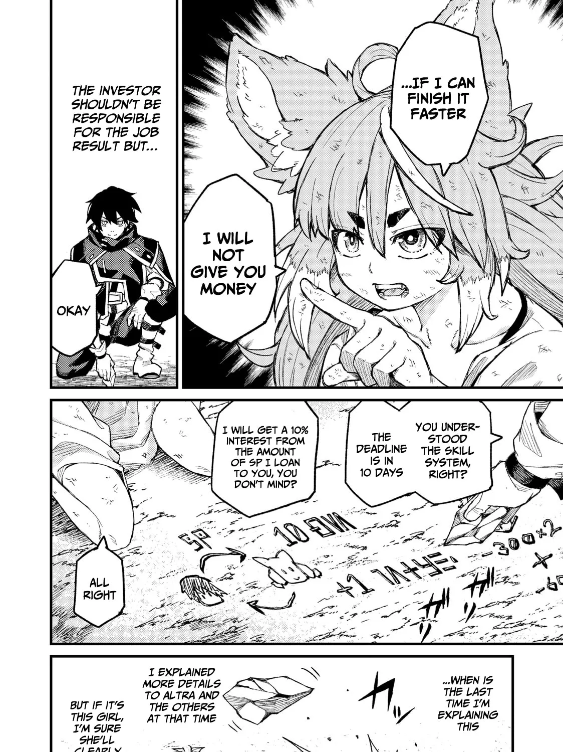 "Skill Lender" Get Back His Pride: Before I Started Lending, I Told You This Loan Charges 10% Interest Every 10 Days, Right? Chapter 4 page 24 - 