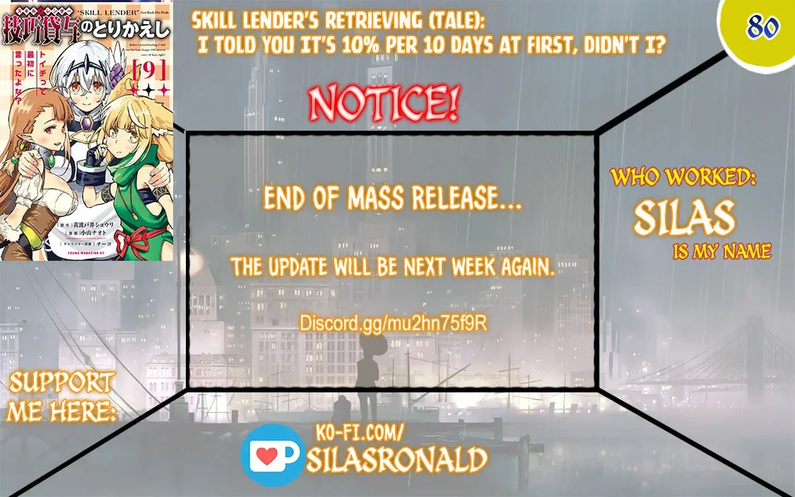 "Skill Lender" Get Back His Pride: Before I Started Lending, I Told You This Loan Charges 10% Interest Every 10 Days, Right? Chapter 80 page 1 - 