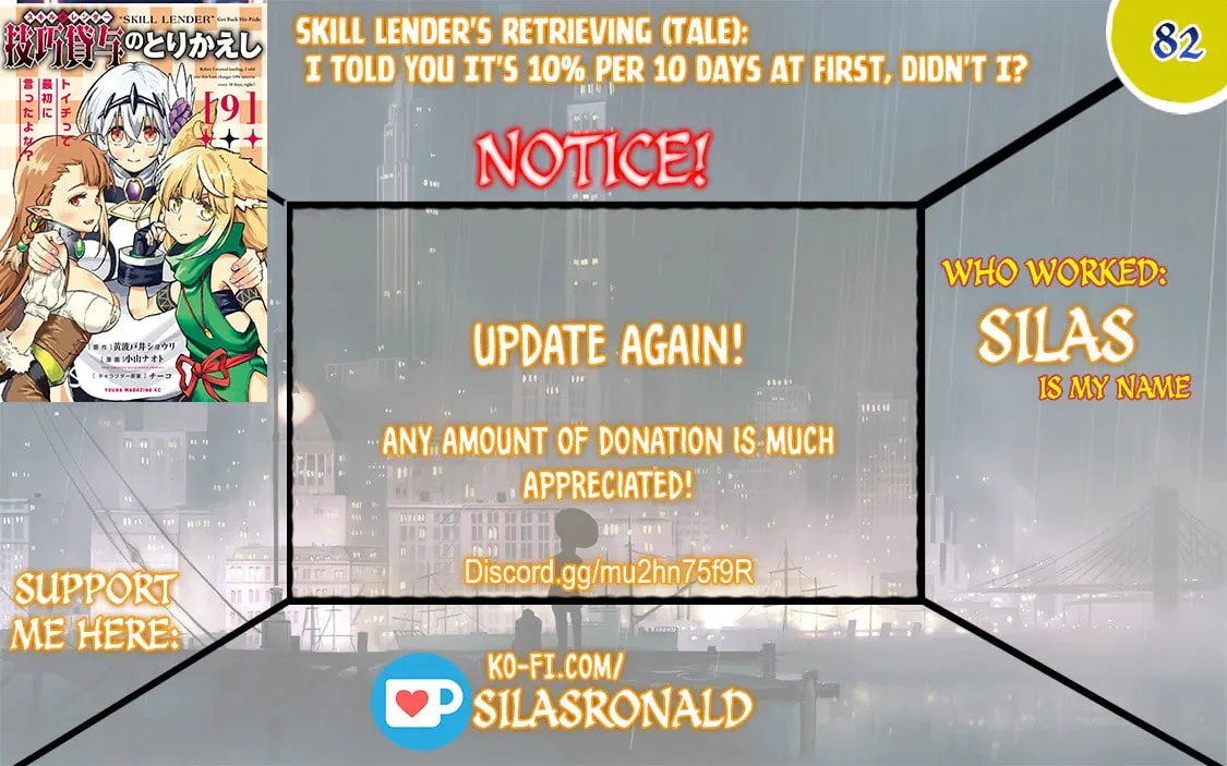 "Skill Lender" Get Back His Pride: Before I Started Lending, I Told You This Loan Charges 10% Interest Every 10 Days, Right? Chapter 82 page 1 - 