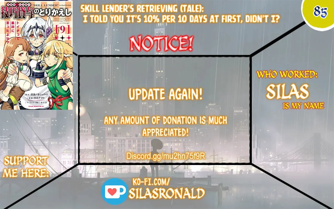 "Skill Lender" Get Back His Pride: Before I Started Lending, I Told You This Loan Charges 10% Interest Every 10 Days, Right? Chapter 85 page 1 - 