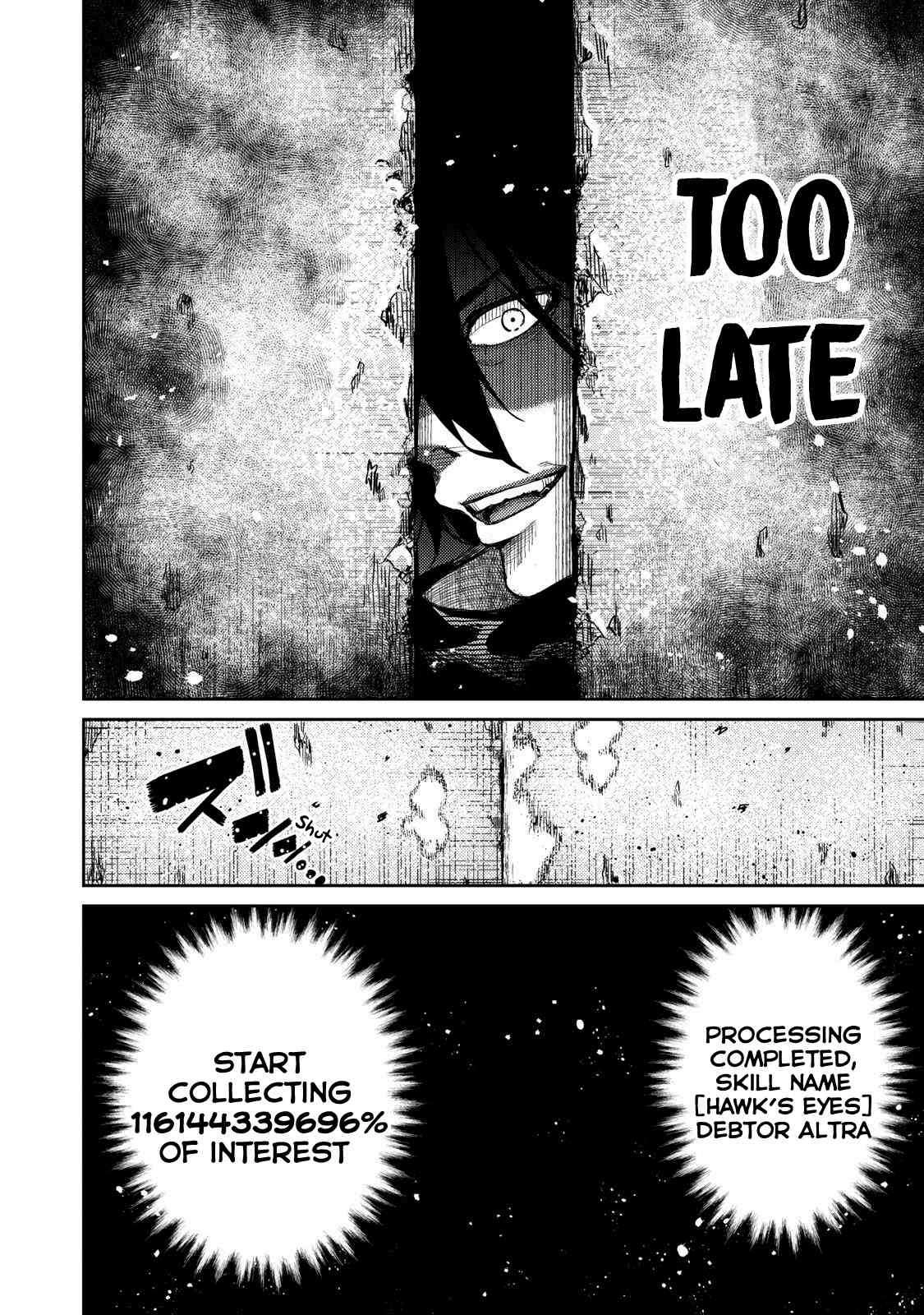 Skill Lender’s retrieving (Tale) ~I told you it’s 10% per 10 days at first, didn’t I~ Chapter 1.2 page 25 - 