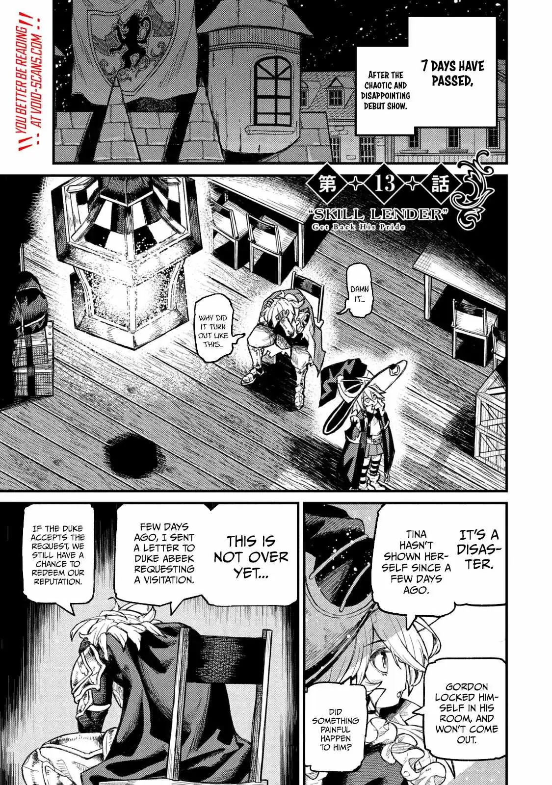 Skill Lender’s retrieving (Tale) ~I told you it’s 10% per 10 days at first, didn’t I~ Chapter 13 page 2 - 