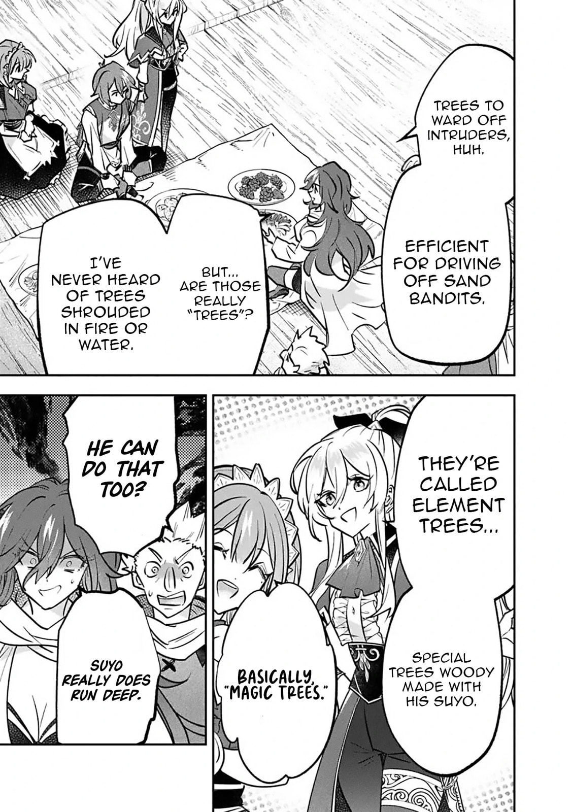 Skill "Shokuju" wo Tsukatte Tsuihou-saki de Nonbiri Kaitaku Hajimemasu Chapter 20.1 page 11 - 