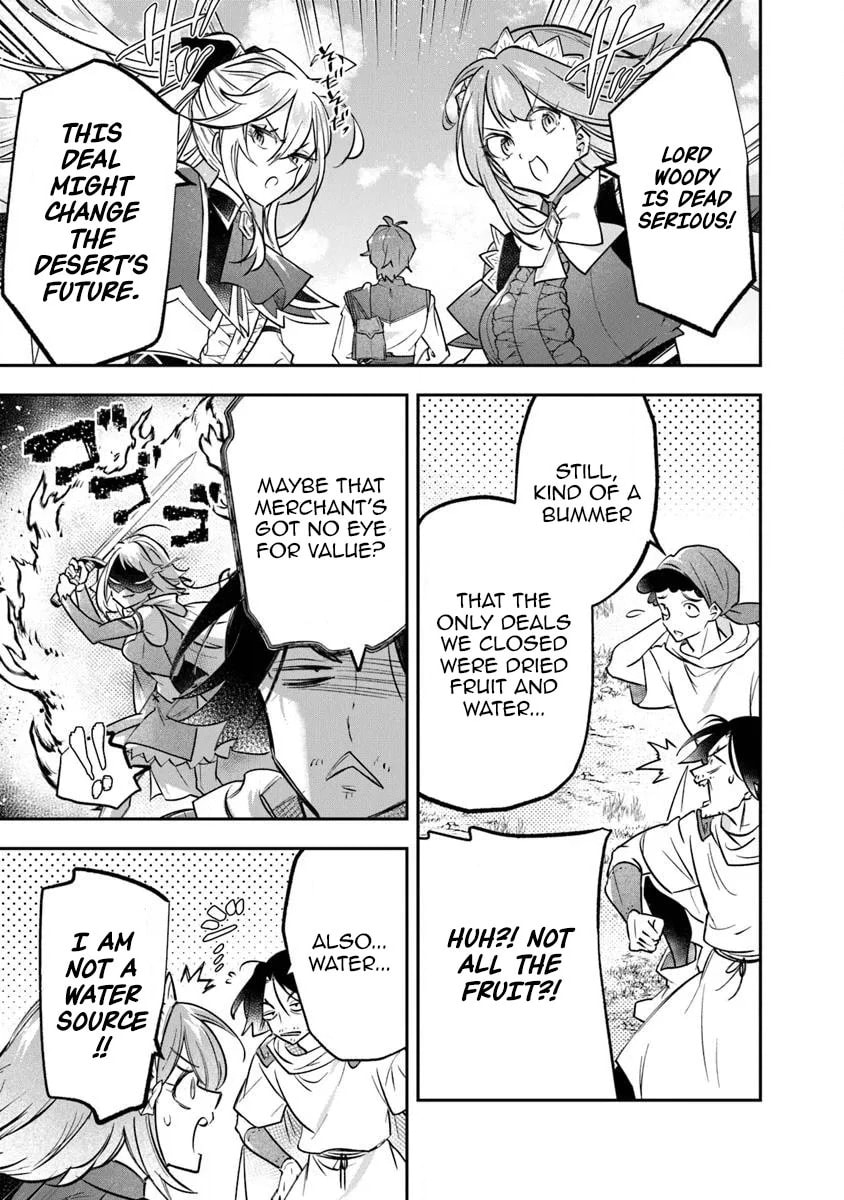 Skill "Shokuju" wo Tsukatte Tsuihou-saki de Nonbiri Kaitaku Hajimemasu Chapter 21.1 page 6 - 
