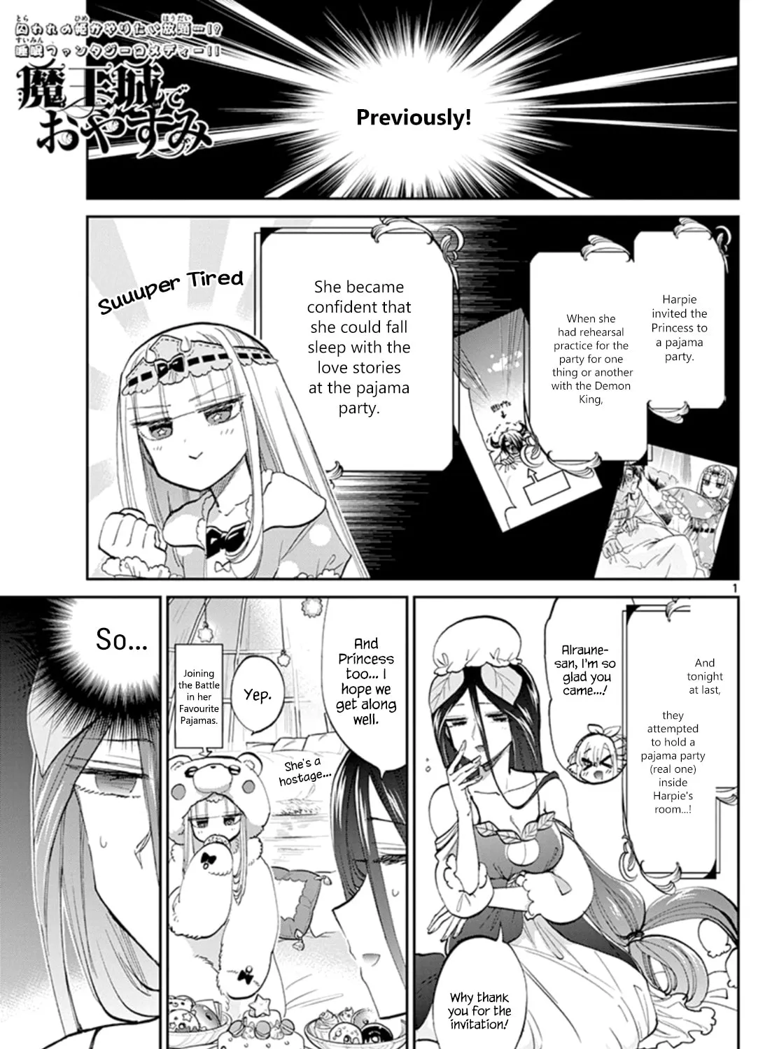 Sleepy Princess in the Demon Castle Chapter 0.1 page 1 - 