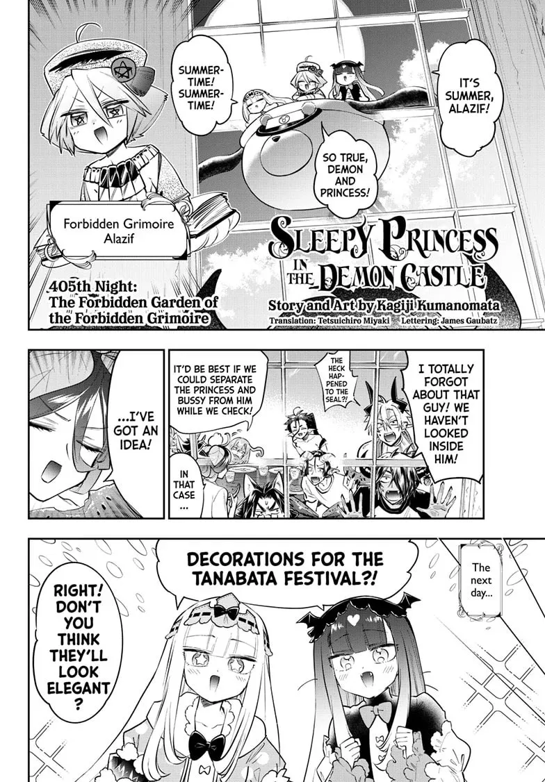 Sleepy Princess in the Demon Castle Chapter 405 page 2 - 