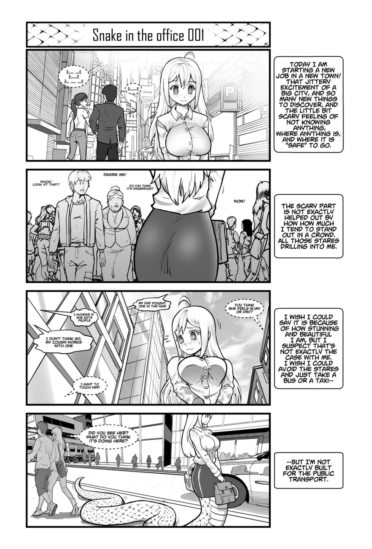 Snake In The Office Chapter 1.1 page 1 - 