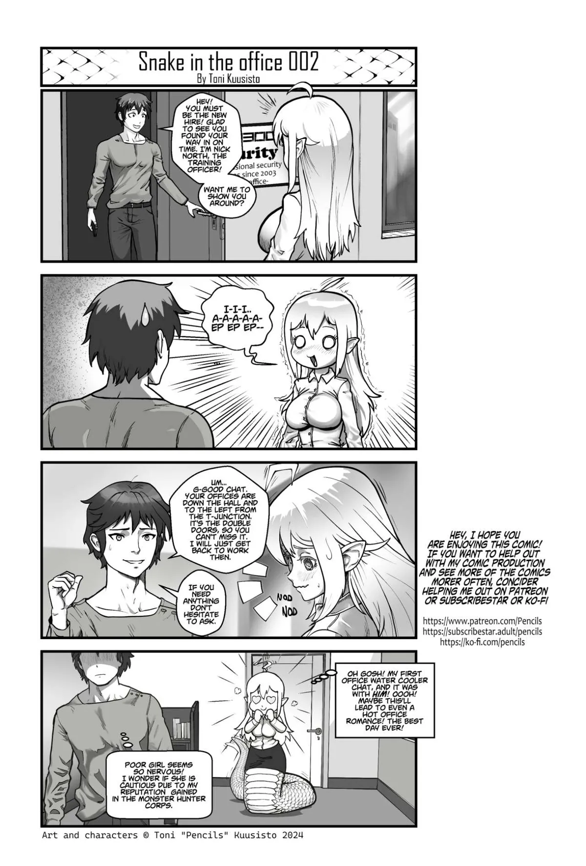 Snake In The Office Chapter 1.1 page 2 - 