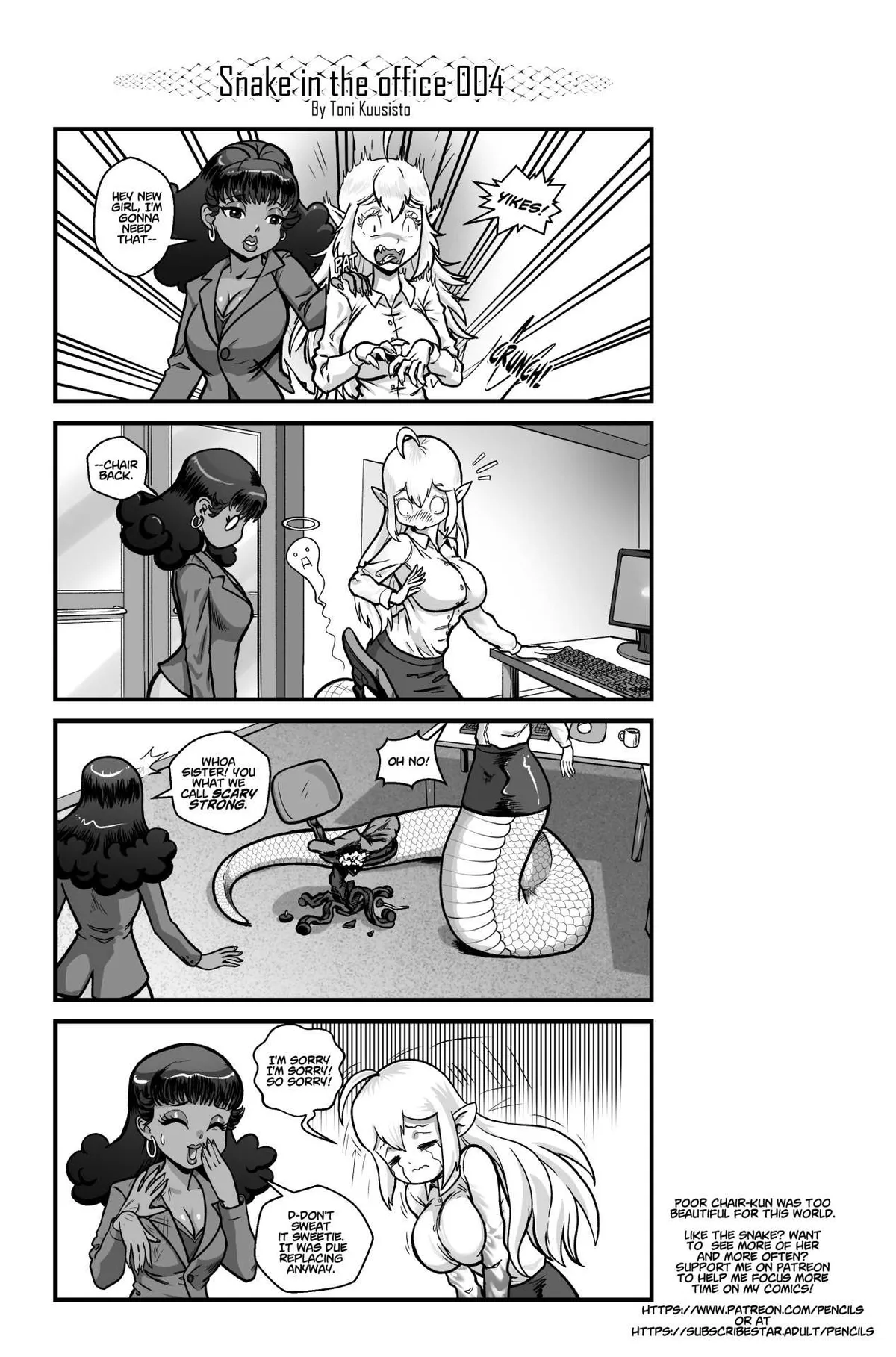 Snake In The Office Chapter 1.4 page 1 - 