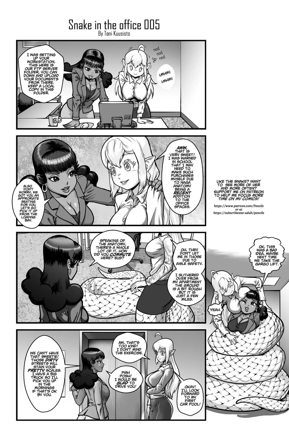 Snake In The Office Chapter 1.5 page 1 - 