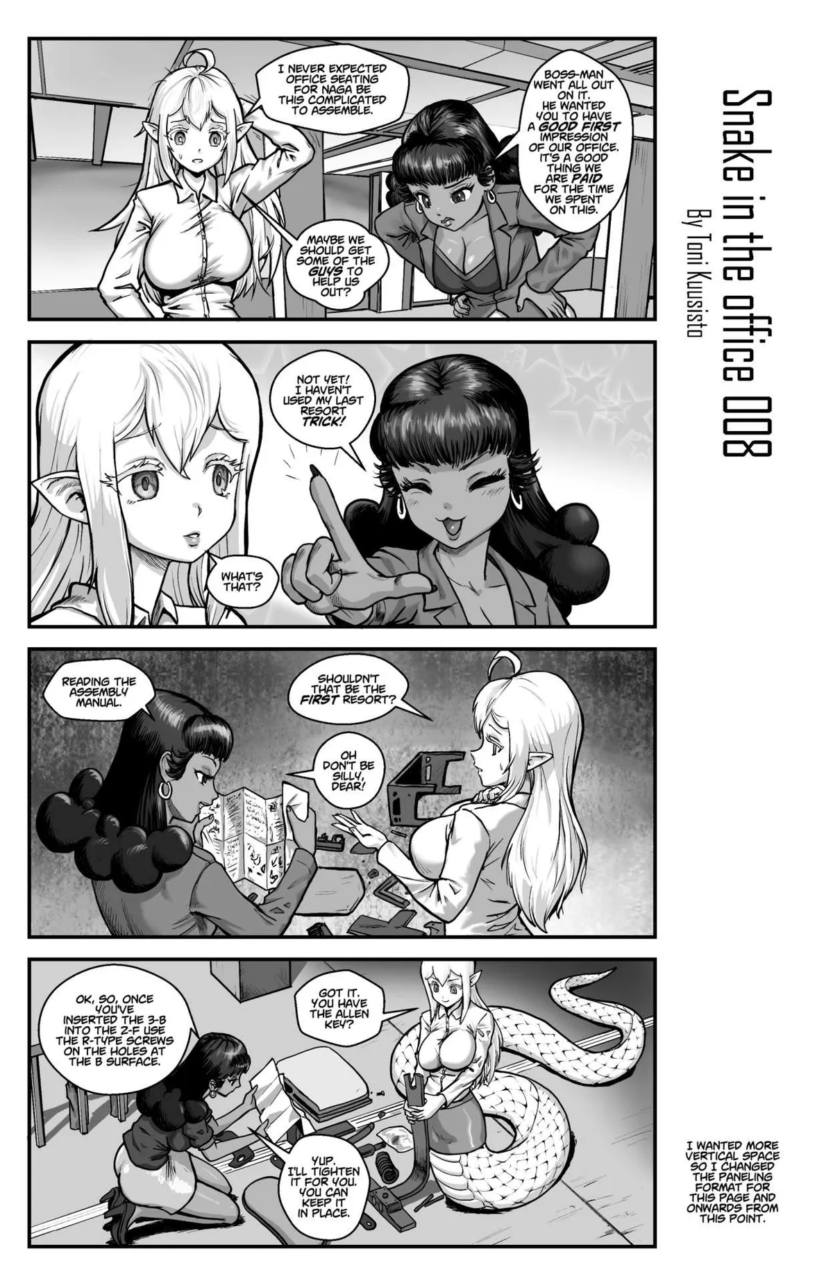 Snake In The Office Chapter 1.8 page 1 - 