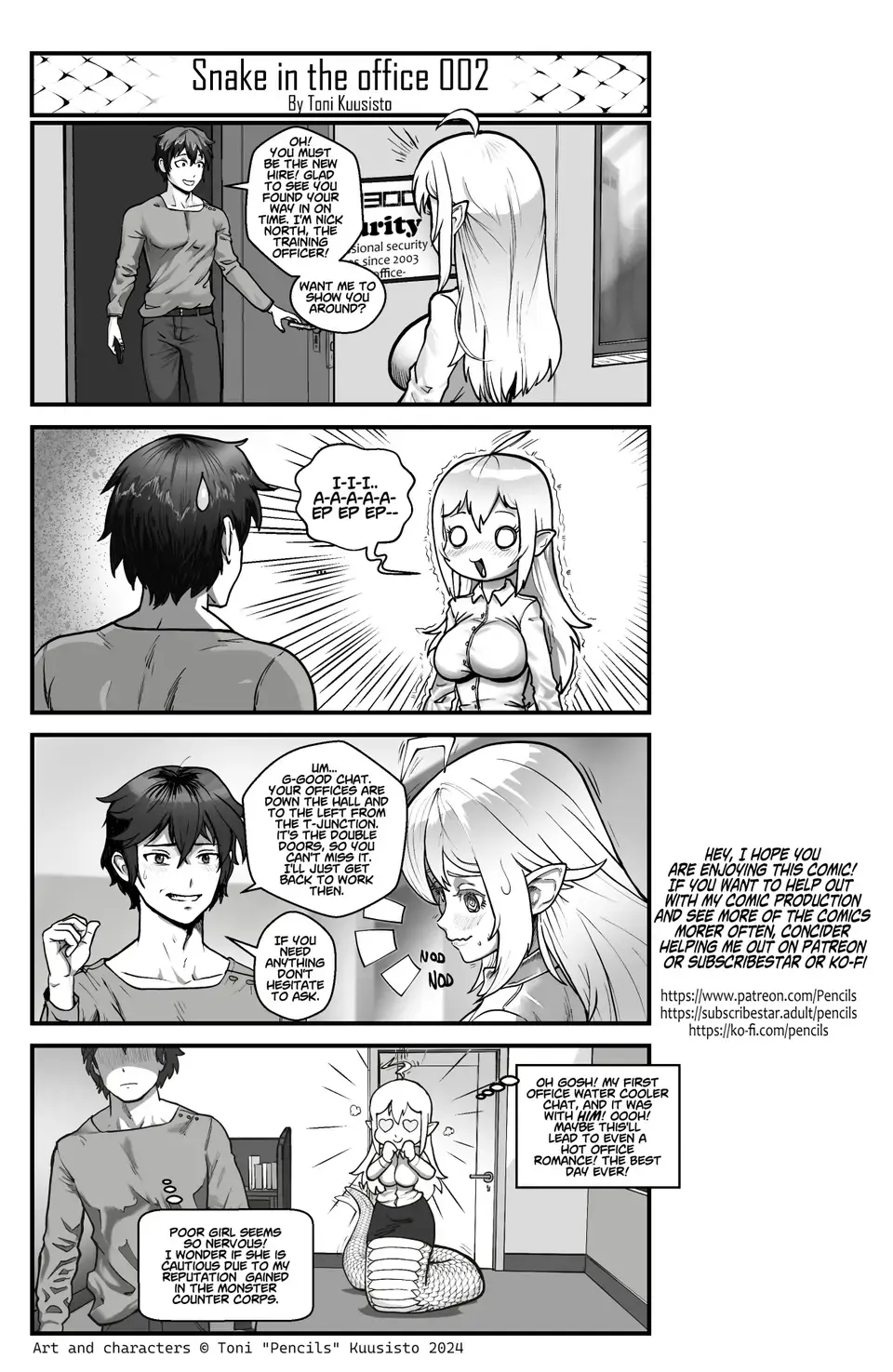 Snake In The Office Chapter 1 page 3 - 