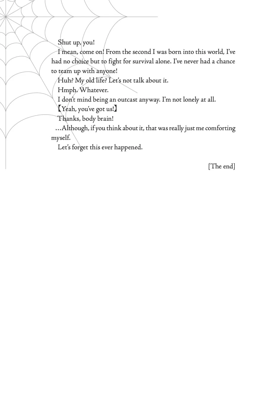 So I